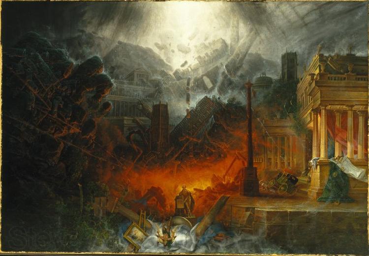 Colman Samuel Edge of Doom France oil painting art